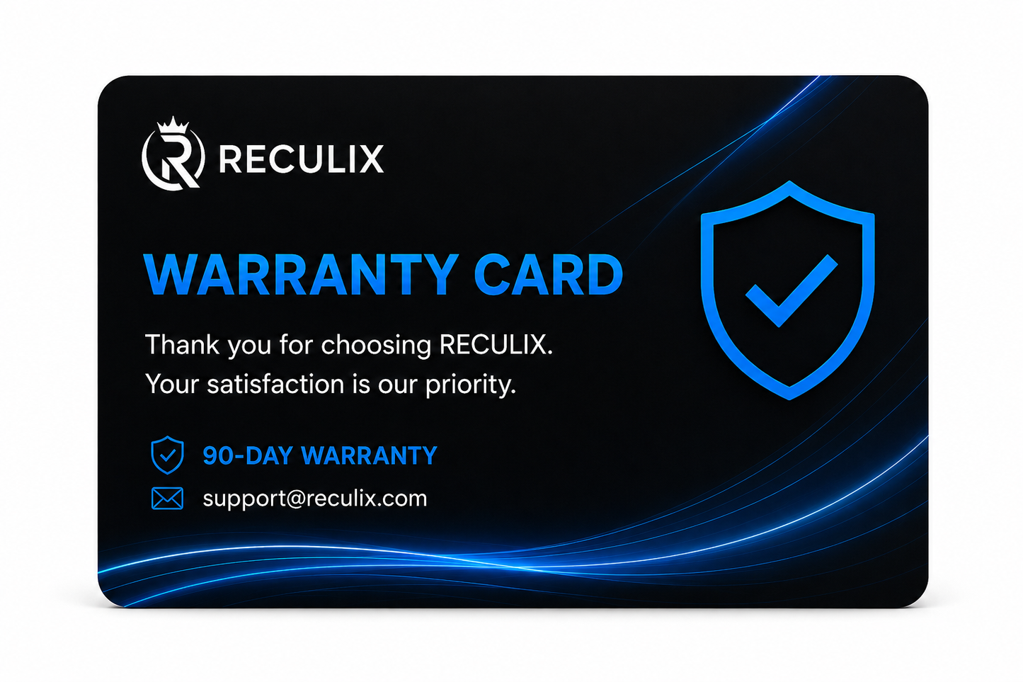 🎁 VIP Warranty Card ($25 Value)