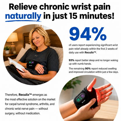 Reculix™ End Tingling, Numbness & Wrist Pain — In Just 15 Minutes a Day.